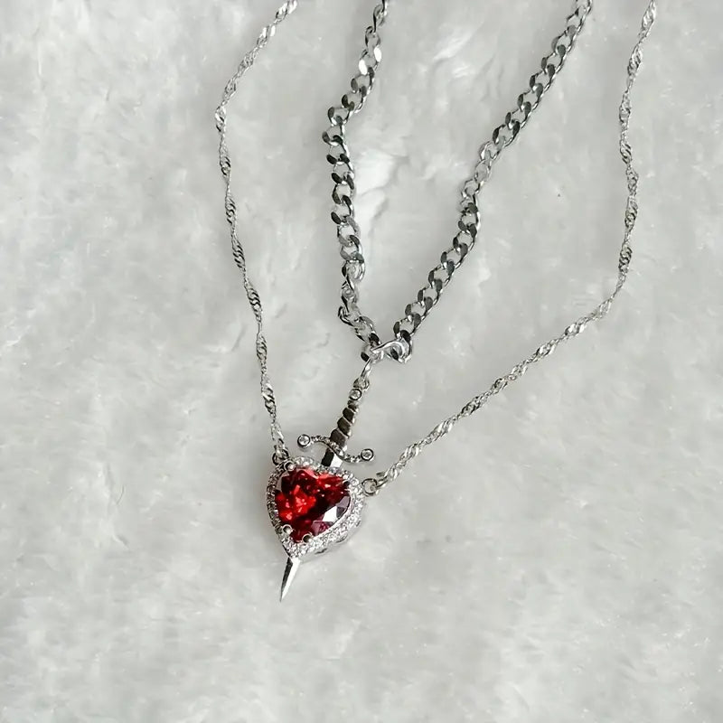 Collier Cœur épéiste