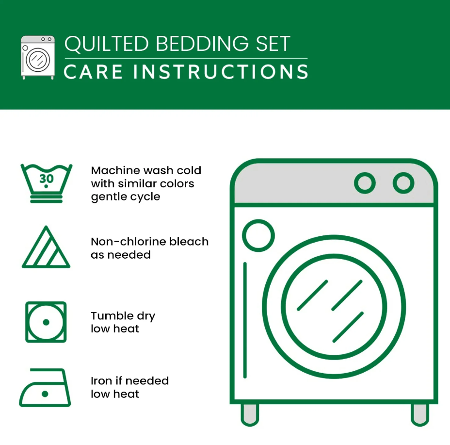 Radiant Blessing 3-Piece Quilted Bedding - Zenith Shop