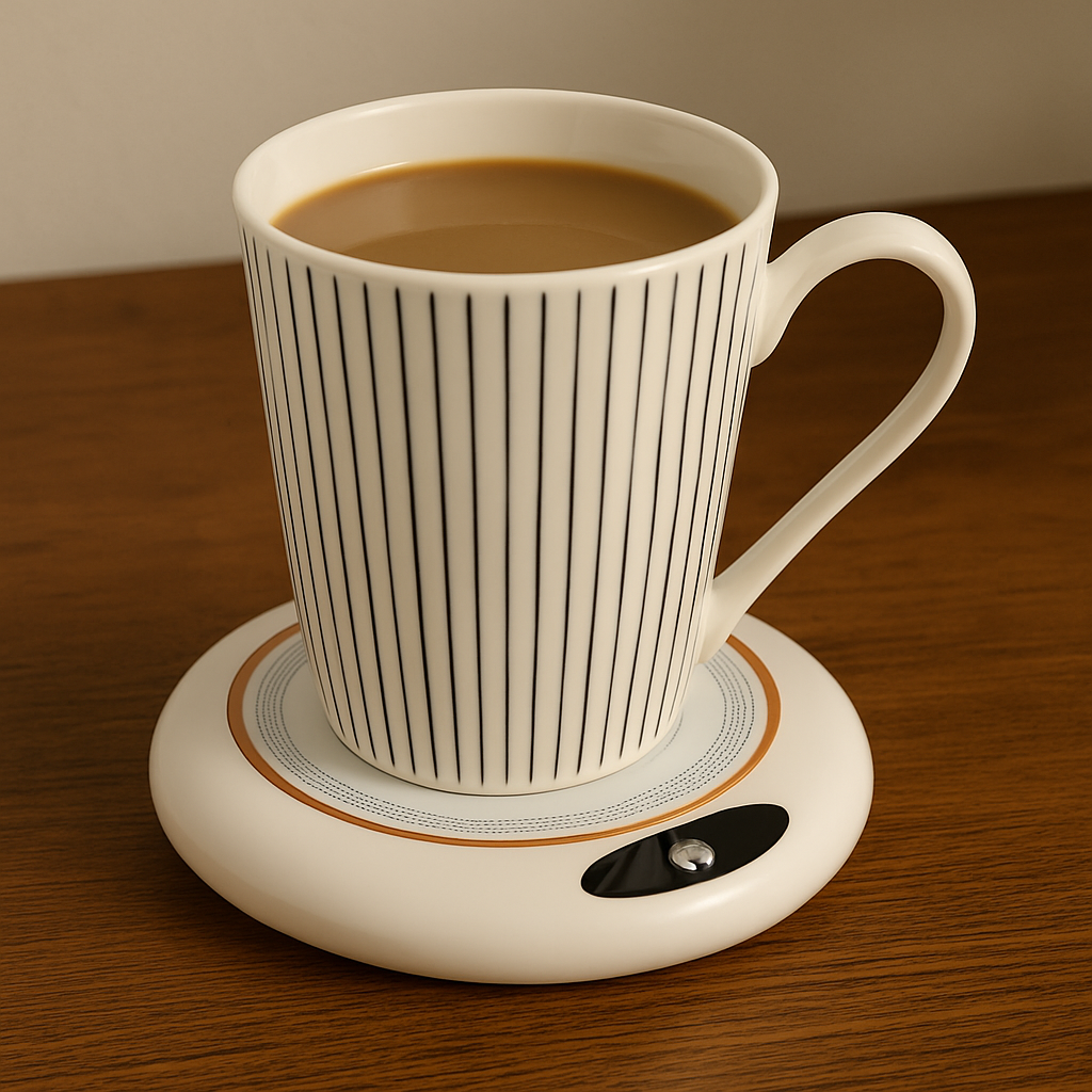 Savourez votre thé toujours chaud: Chauffe tasse pour bureaucrate