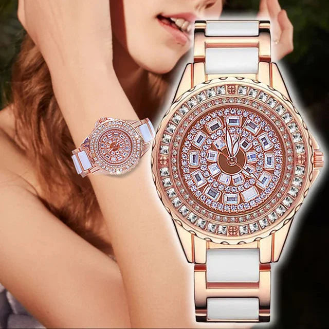 Montre Femme Diamant Superbe - L'élégance à l'état pur