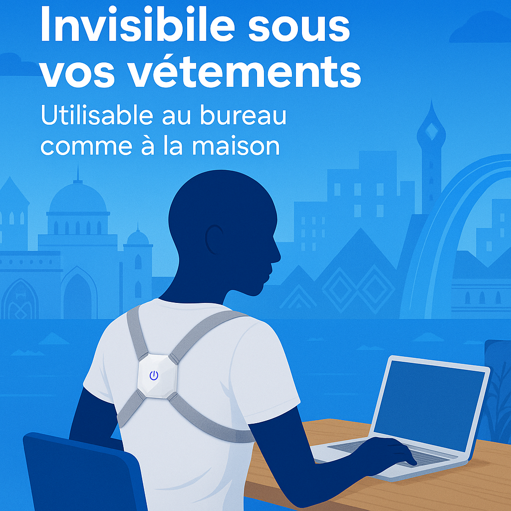 Eviter les douleurs au dos avec le correcteur de posture agréable à porter