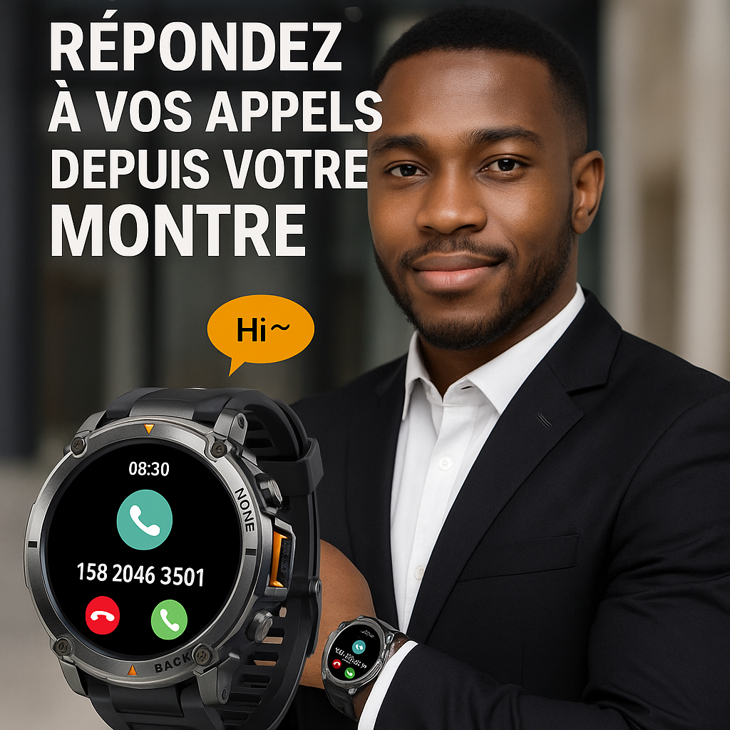 Votre téléphone à votre poignée: Montre connecté dernière génération