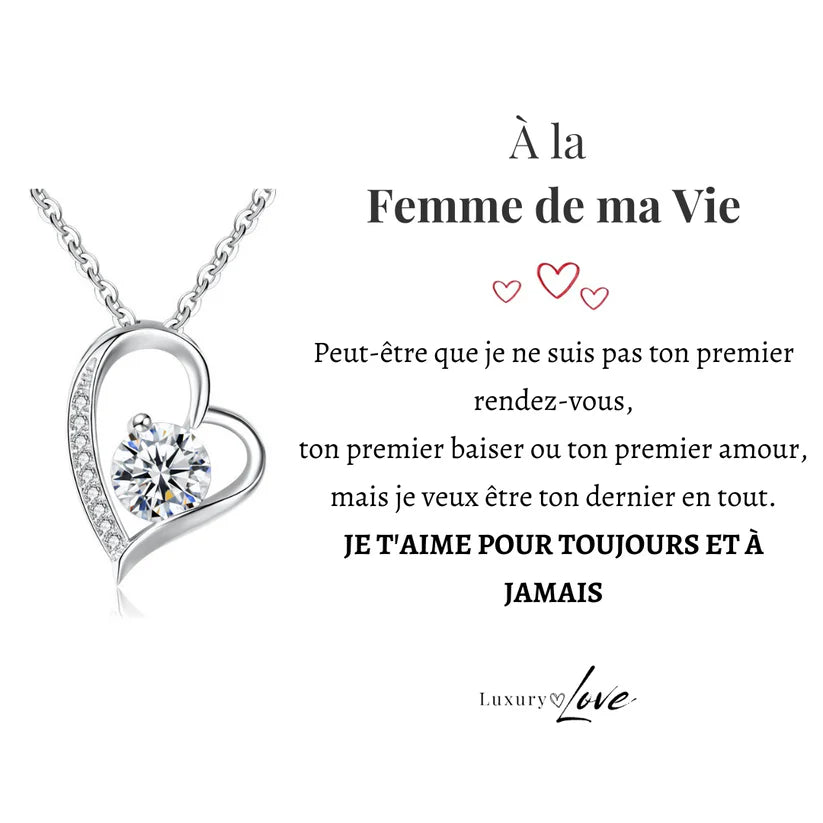 Collier Amour-Éternel™ pour mon amour (avec lettre spéciale)