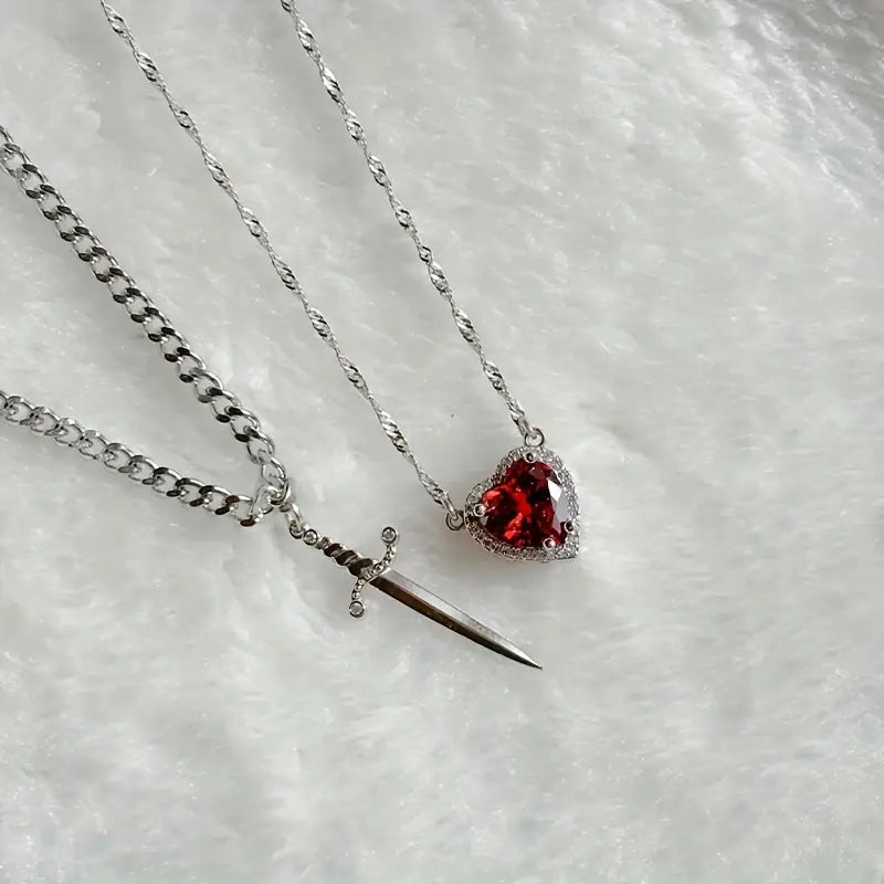 Collier Cœur épéiste