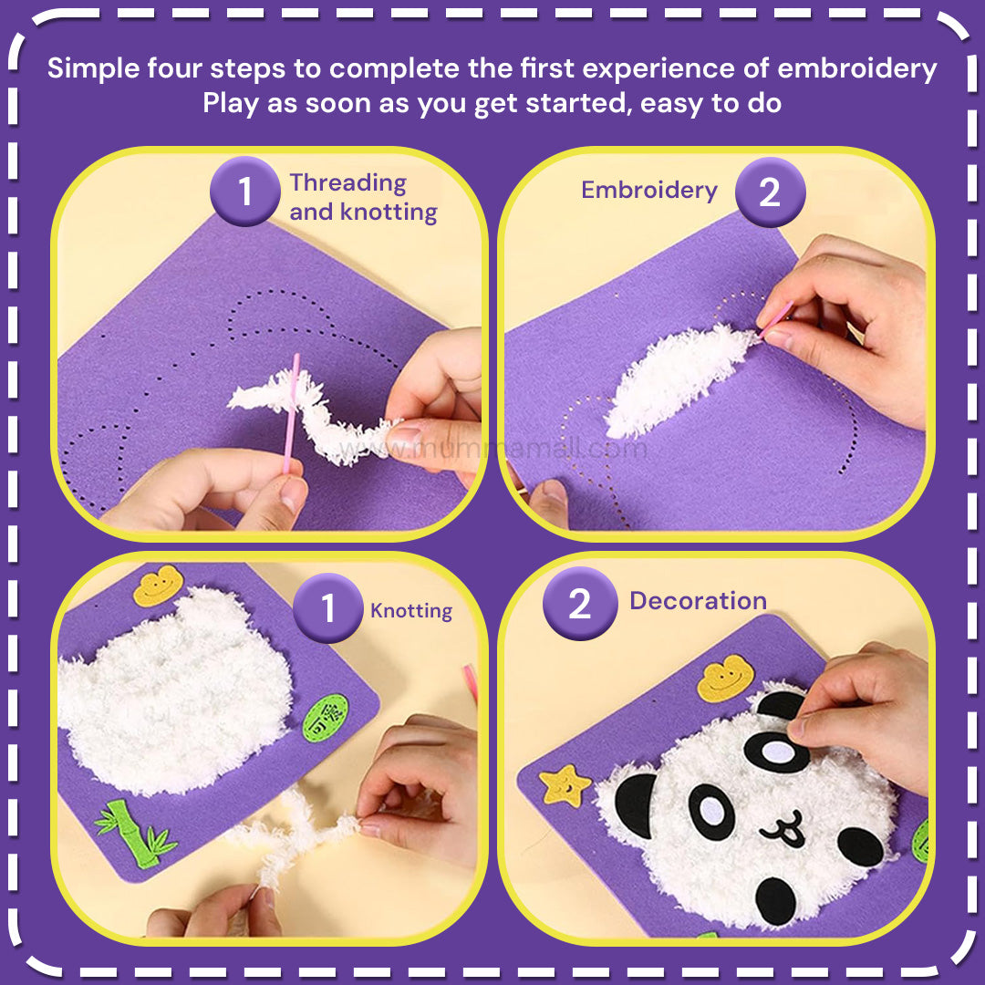 Needle Art Kit – Set de Créativité DIY pour Enfants